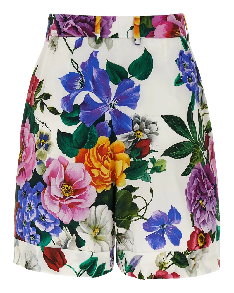 Dolce & Gabbana Women's Multicolor Cotton Bermuda Shorts Multicolor