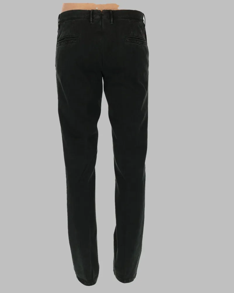 Incotex Cotton Denim Jeans — Black 
