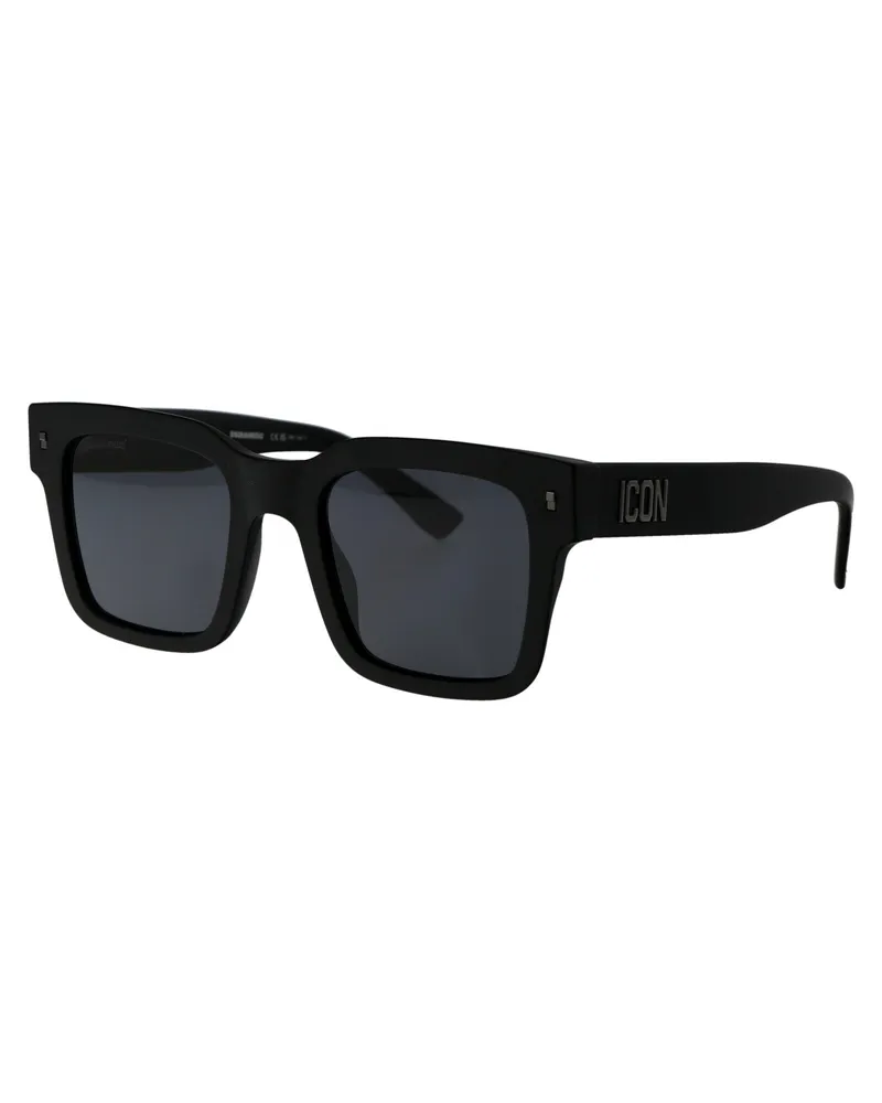 Dsquared2 Men's Sunglasses Matte Black Acetate Black