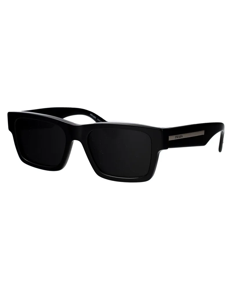 Prada Men's Sunglasses 0pr 25zs Black Acetate Black