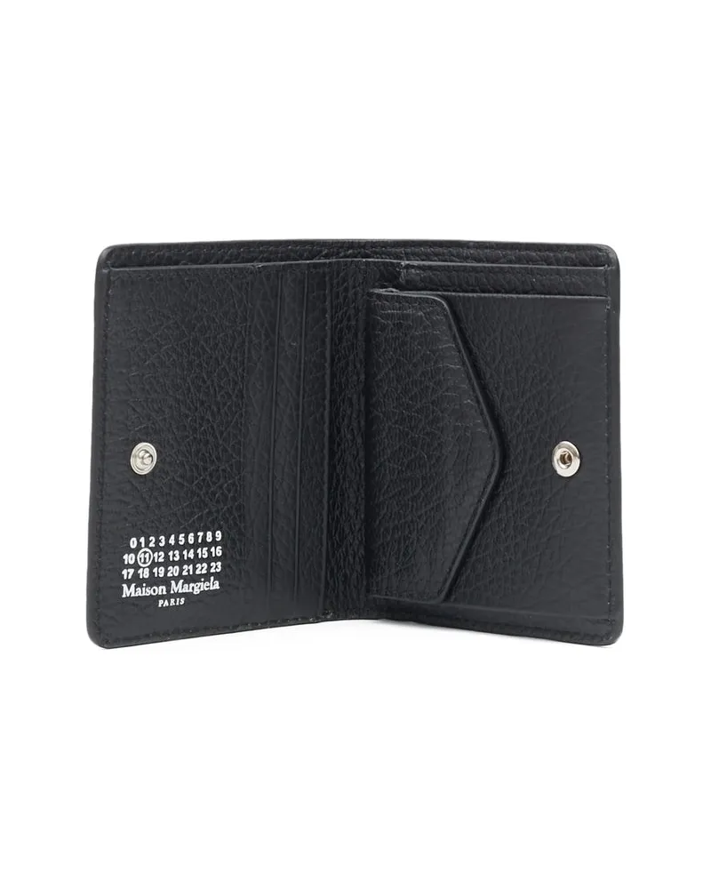 Maison Margiela Grained Calf Leather Wallet — Black Black