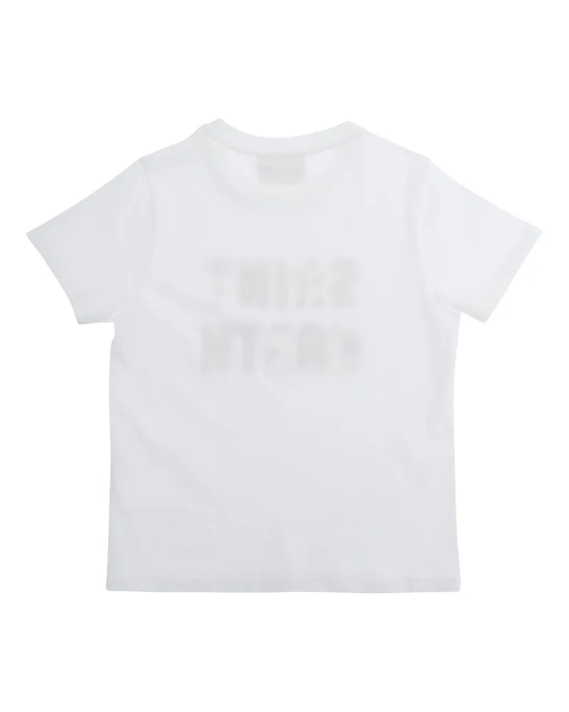 MC2 Saint Barth Animalier Logo Patch T-Shirt — White White