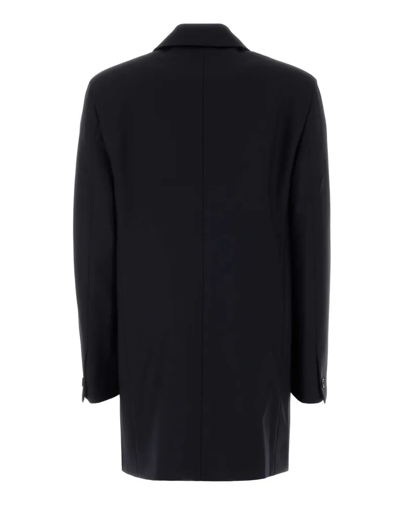 Jil Sander Women's Midnight Blue Wool Blend Blazer Darkblue Giacche E Gilet Jacket Black