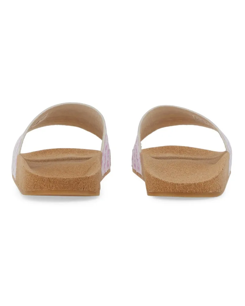 adidas Slip-On Cork Sole Sandal — Pink Pink