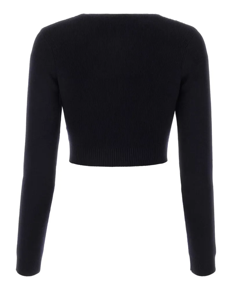 Jil Sander Women's Midnight Blue Wool Sweater 402 Exterior: Maglieria Navy