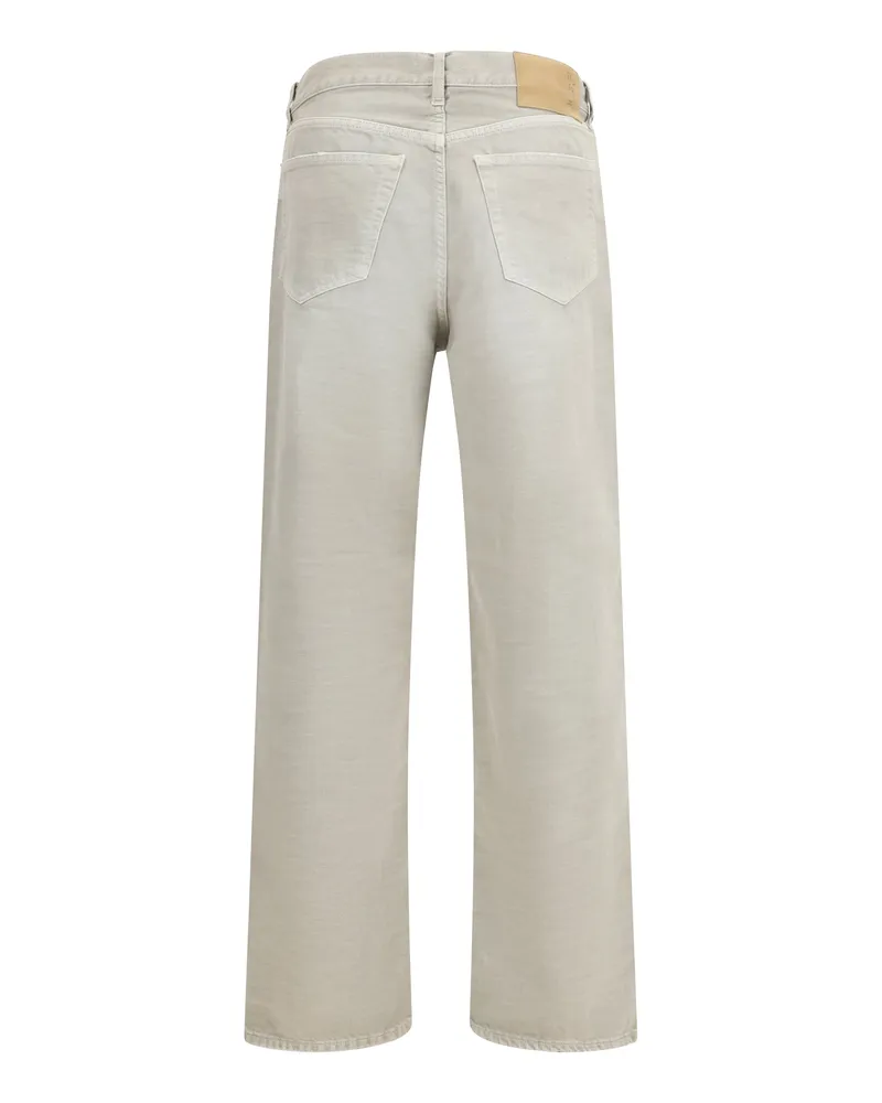 Haikure Men's Logan Bull Jeans Sand Cotton Beige