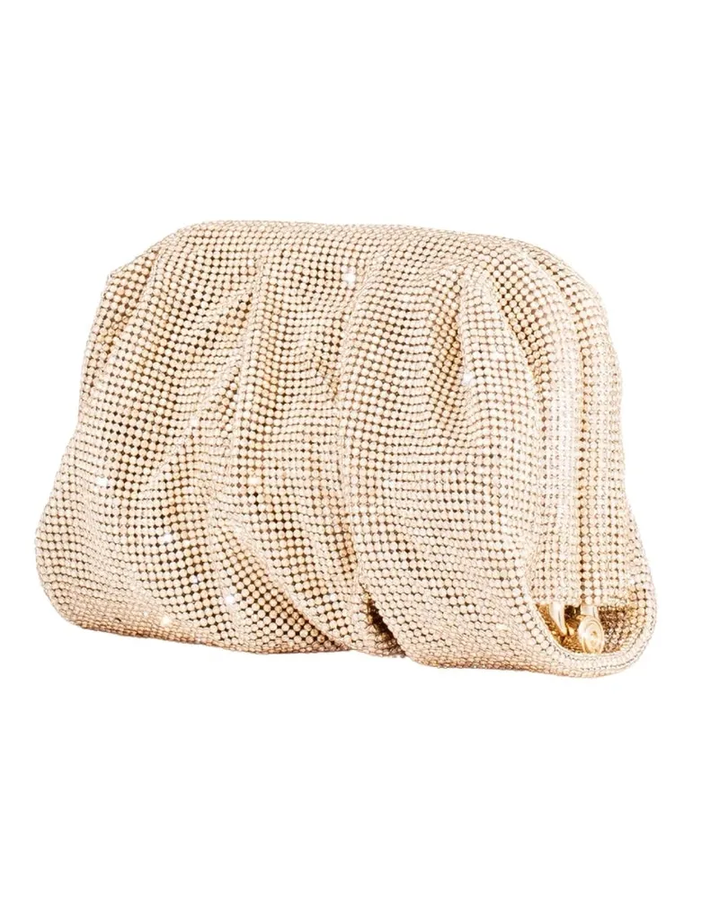 Benedetta Bruzziches Women's Clutch Venus La Petite Gold Aluminium Mesh Bags Gold