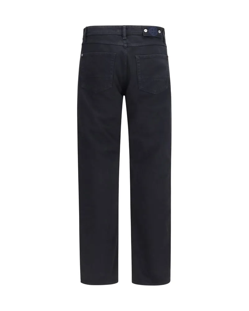 Stone Island Lightweight Denim Jeans — Black Black