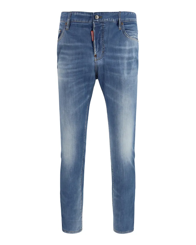 Dsquared2 Men's Cotton Jeans Navy Blue 