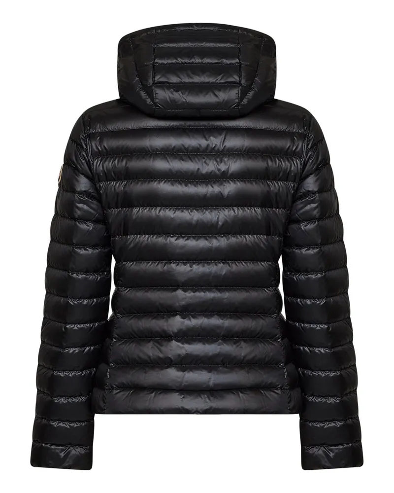 Moncler Women's Hooded Down Jacket Igelhood Black Polyamide Puffer Black