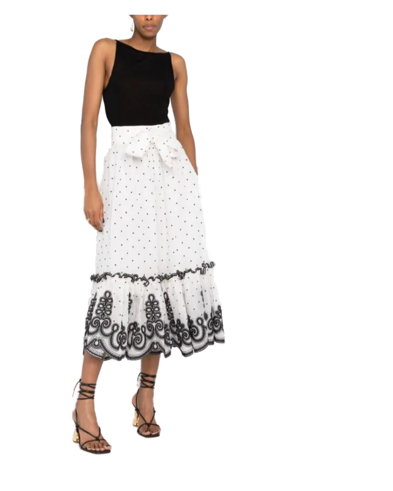 Zimmermann Women's The Lovestruck Rope Skirt Ss21 W White