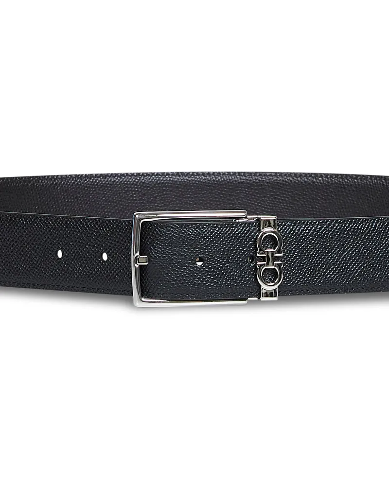 Ferragamo Gancini Belt — Black Black