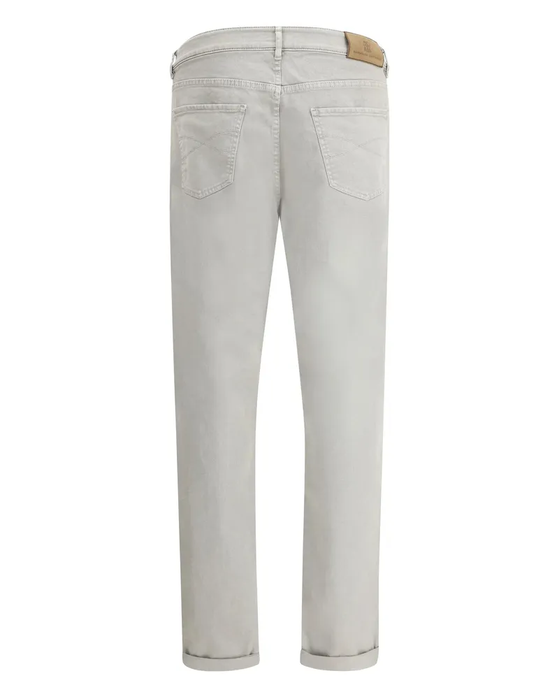 Brunello Cucinelli Men's Trousers Ss26 M Grey