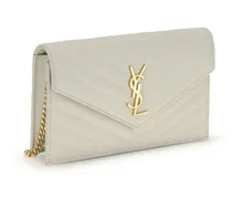 Women's Cassandre Mini Shoulder Bag Crema Soft Calf Leather Bos Taurus Wallet