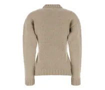 Women's Sand Cashmere Sweater Barley Exterior: Maglieria