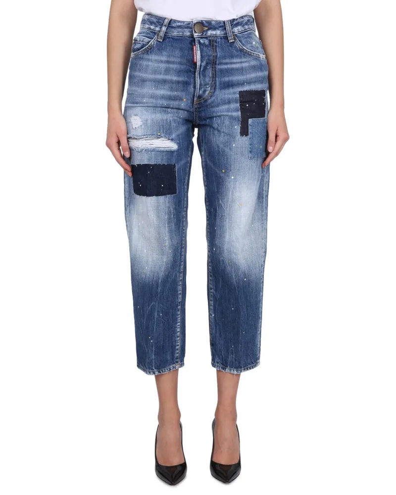 Dsquared2 Cotton Denim Jeans — Blue Blue