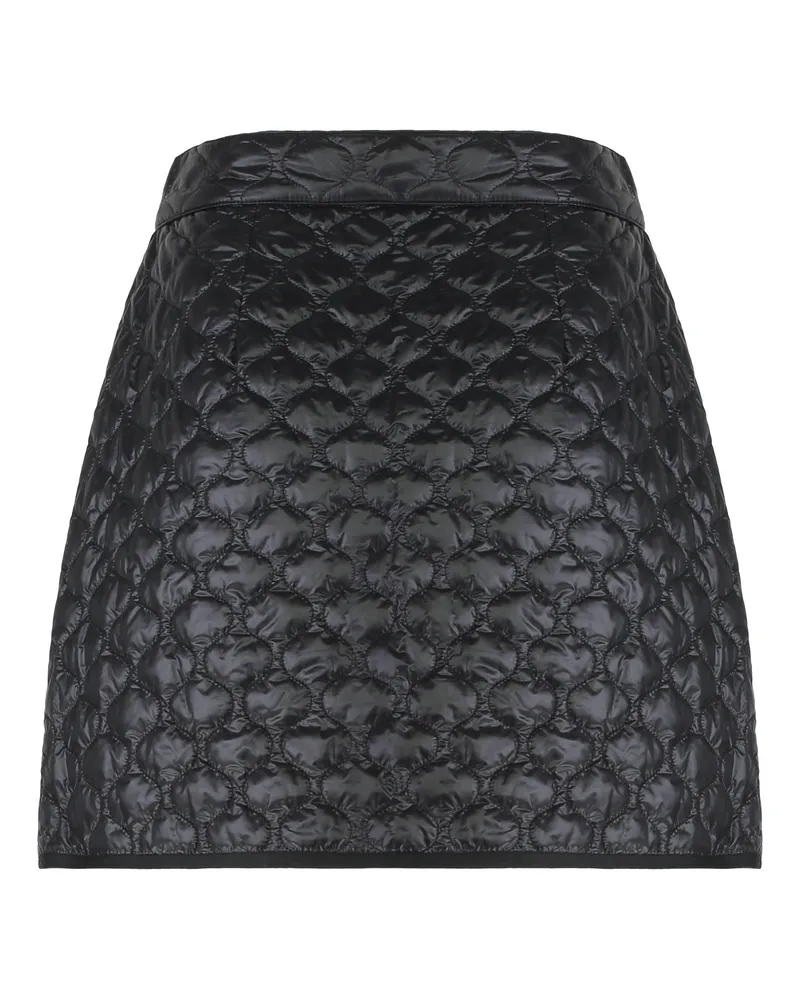 Moncler Women's Quilted Padded Mini Skirt Navy Blue Navy