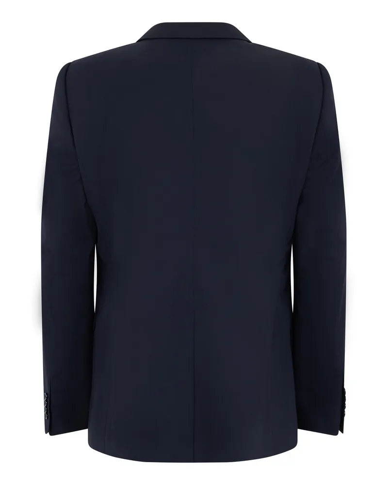 Dolce & Gabbana Men's Single-Breasted Jacket Very Dark Blue Virgin Wool Suit & Dinner Navy