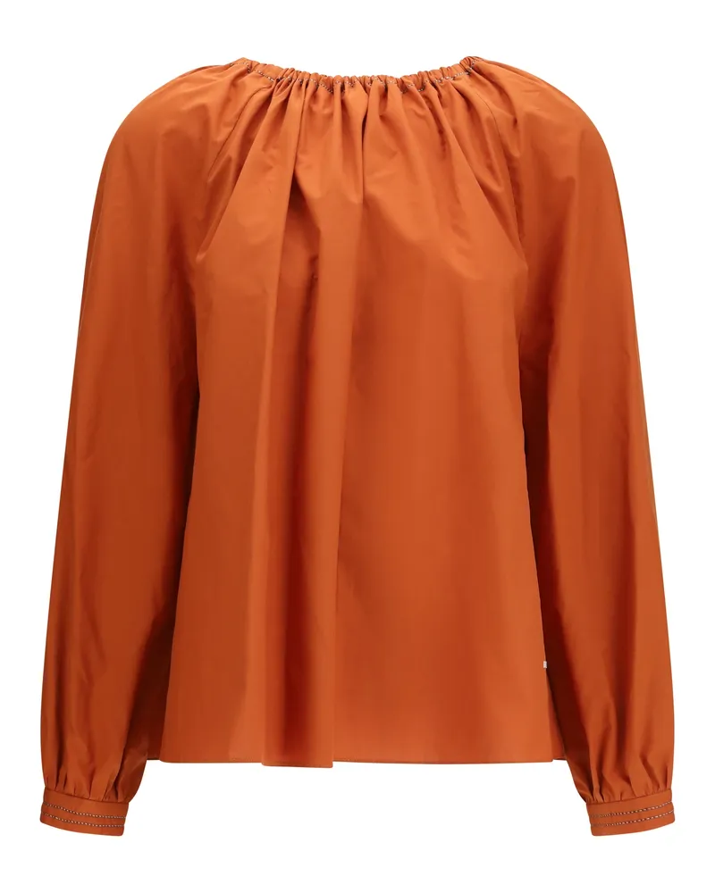 Marni Cotton Blouse — Orange Orange