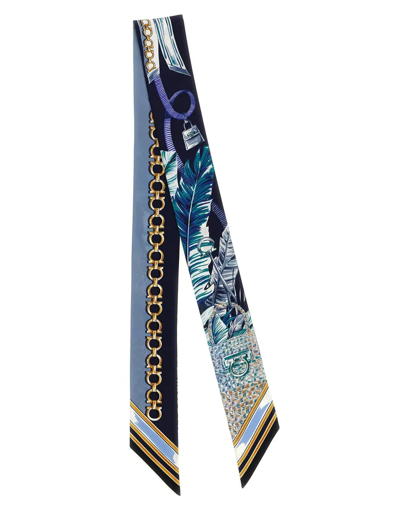 Ferragamo Scarf — Navy Navy