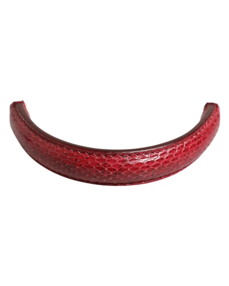 Dolce & Gabbana Red Small Ayers Leather Bag Handle Women Shoulder Strap Accessory Red