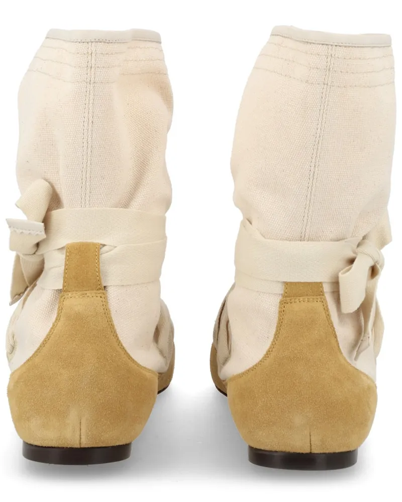 Isabel Marant Letiz Boots — Ivory Ivory