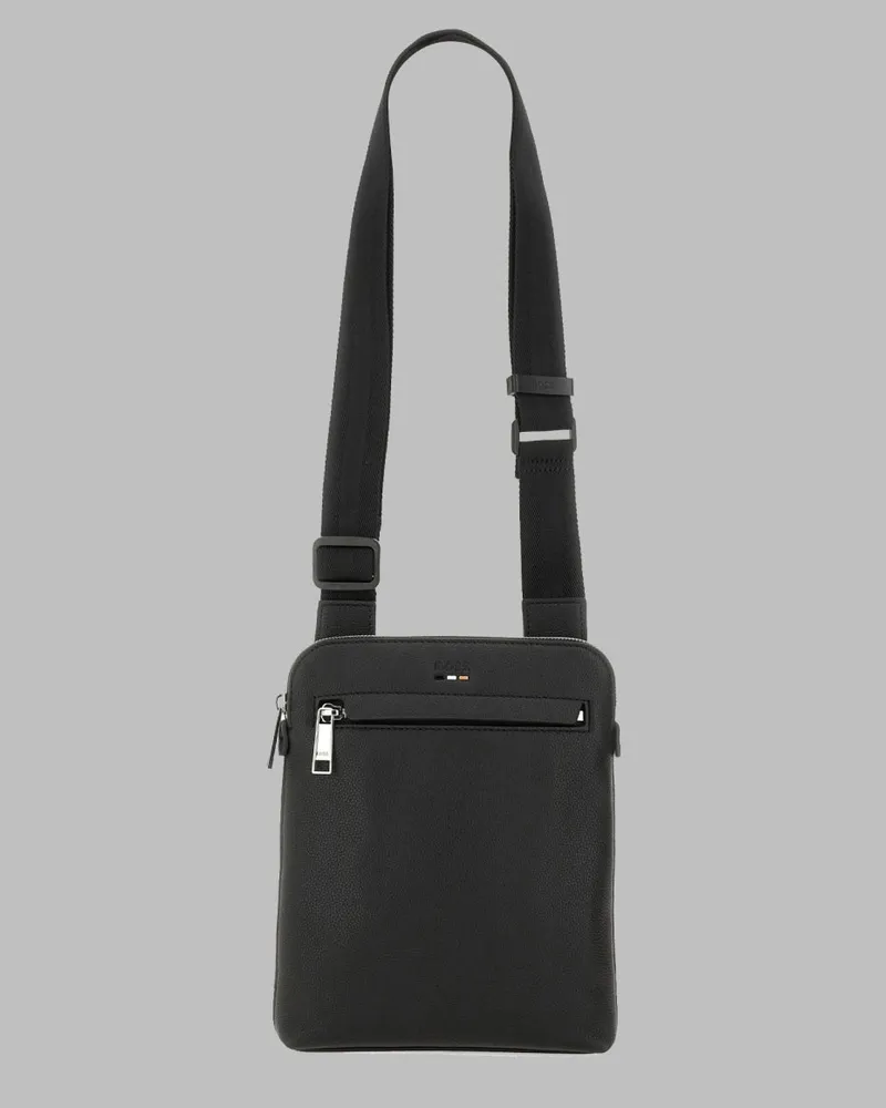 HUGO BOSS Men's Shoulder Bag With Logo Black Black