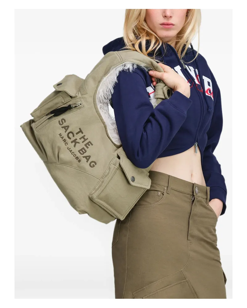 Marc Jacobs Cotton Canvas Tote Bag — Beige Beige