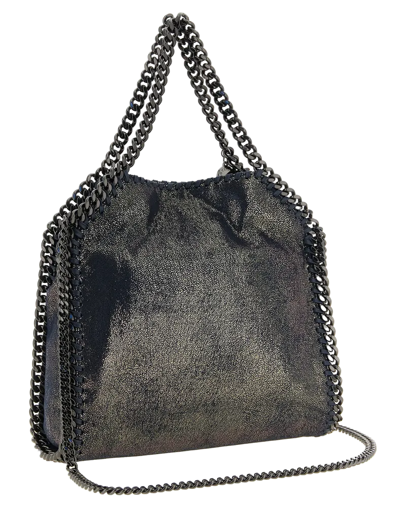 Stella McCartney Women's Blue Polyester Handbag Bag Black