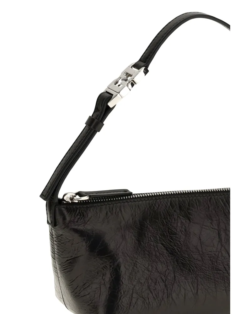 Fendi Women's Leather Pouch Vanity Black Calf Wallets & Purses Black