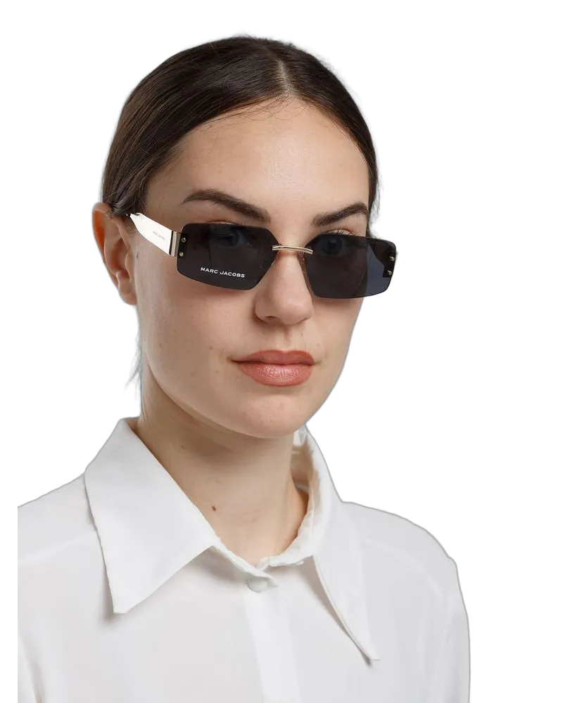 Marc Jacobs Unisex Sunglasses Gold Metal Gold