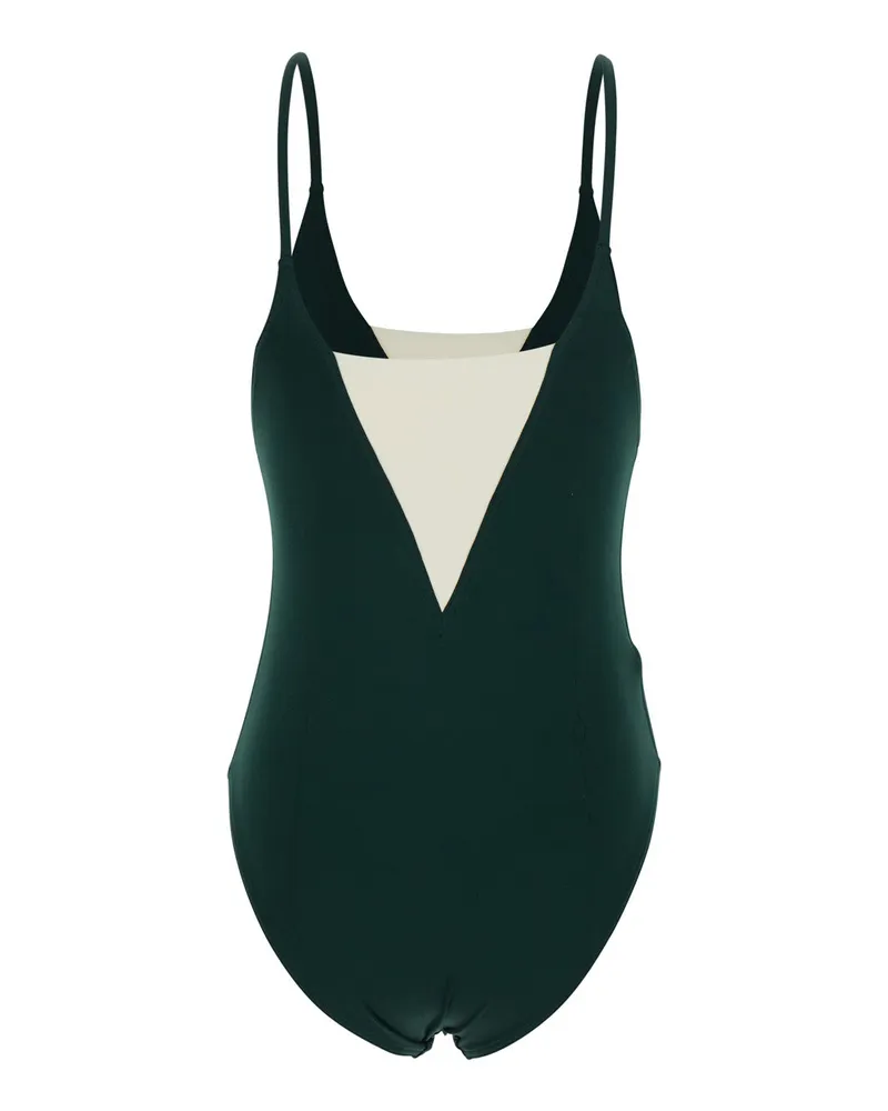 Eres Women's One-Piece Swimsuit Entrevue Green Polyamide Swimwear Sea Clothing Green