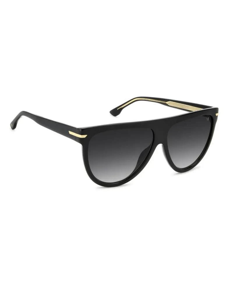 Victoria Beckham VB1004S Gradient Lens Sunglasses — Black Black