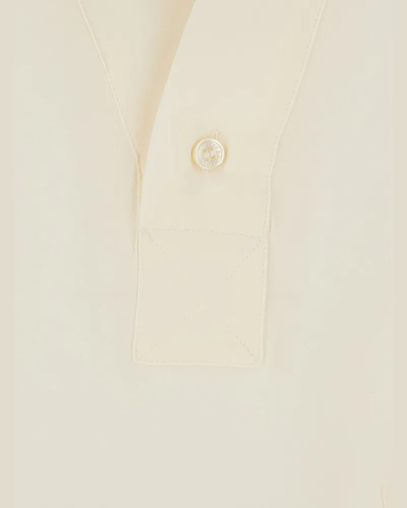 Victoria Beckham Women's Blouse V-Neck Silk White Blouses Shirt White