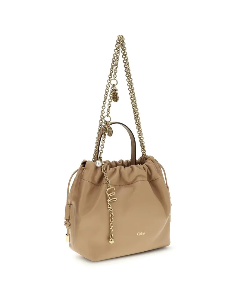 Chloé Icons Shoulder Bag — Beige Beige
