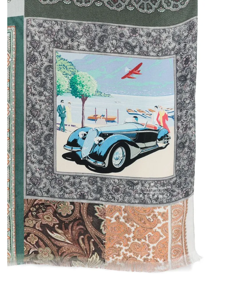 032c Lago di Como Scarf — Green Green