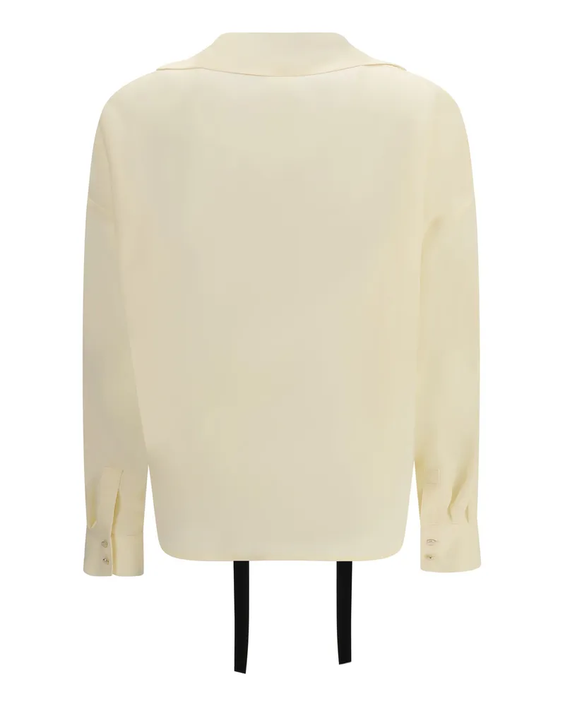 Max Mara Women's Silk Blouse Beige Jacket Beige
