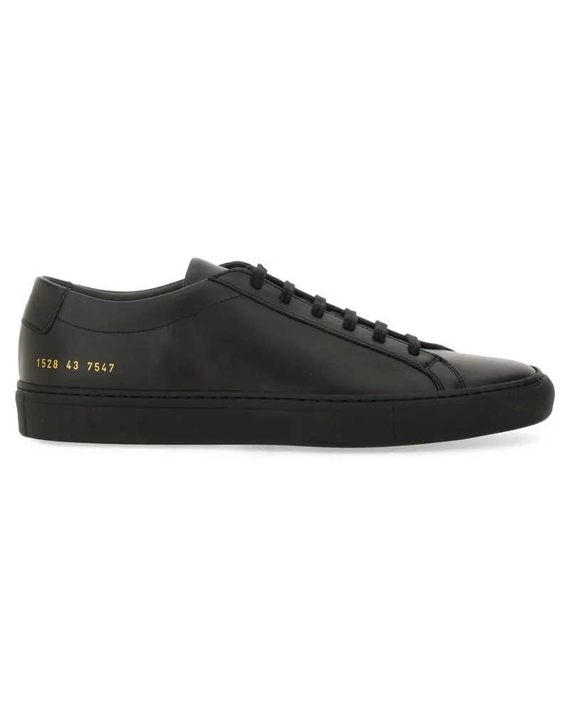 Common Projects Achilles Low Sneaker — Black Black