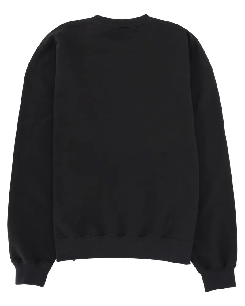 Gucci Logo-Print Cotton Sweatshirt — Black Black
