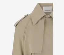Viscose Trench Coat — Beige