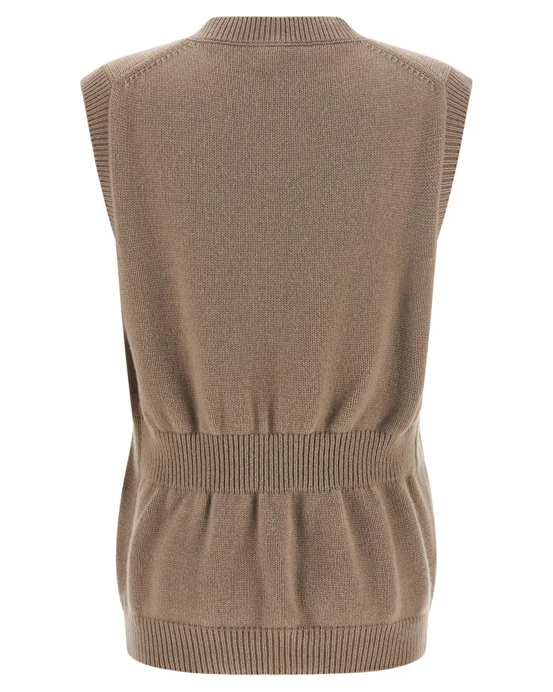 Fendi Roma Vest — Beige Beige