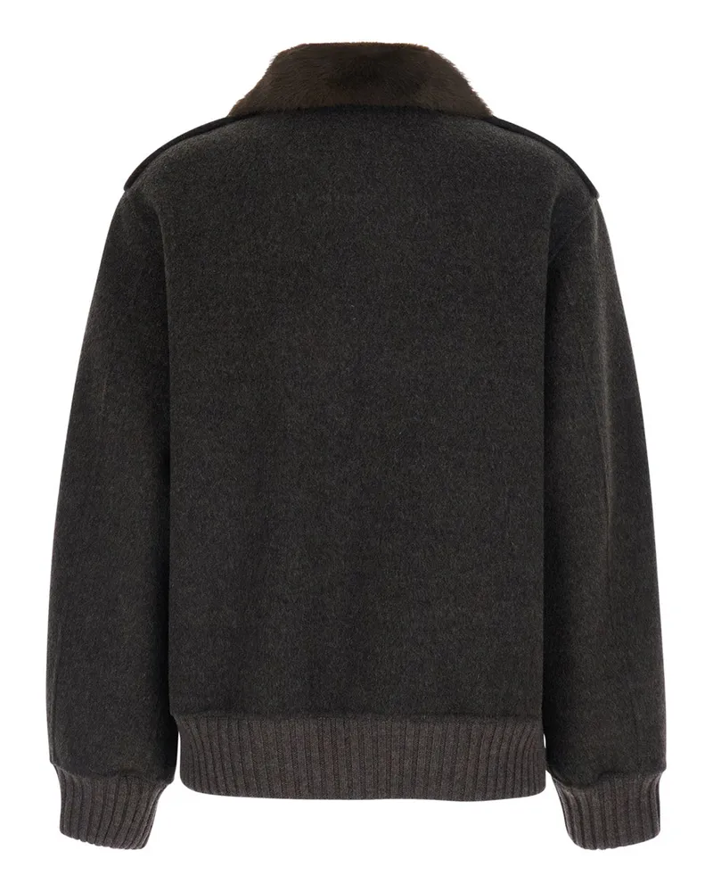 P.A.R.O.S.H. Women's Wool Jacket Brown Coat Brown