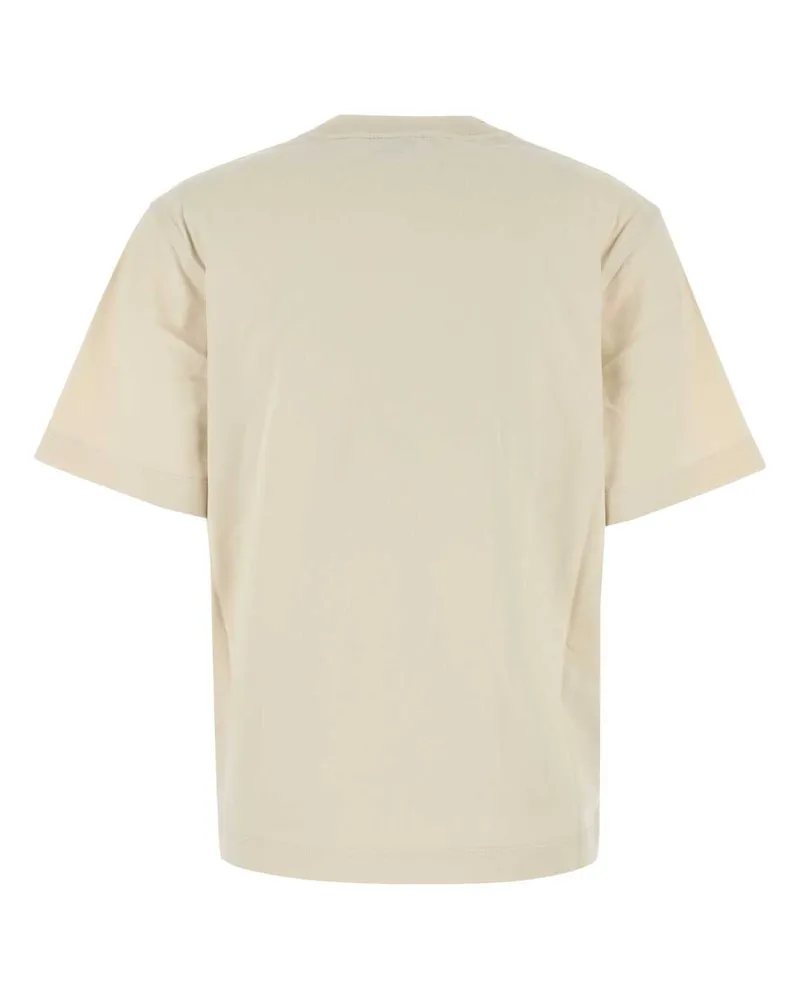 Burberry Women's Sand Cotton T-Shirt Tundra Exterior Beige
