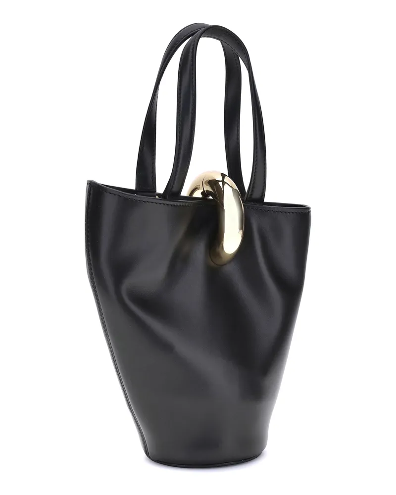 Jacquemus Women's Bucket Bag La Bambola Black Calf Leather Shoulder Black
