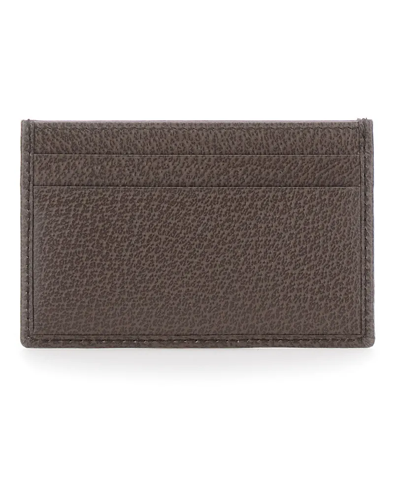 Gucci Men's Card Holder Ophidia Beige Polyurethane Accessory Beige