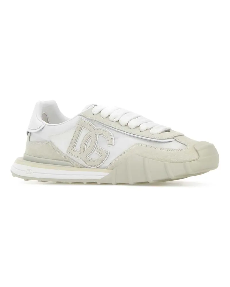 Dolce & Gabbana Cs2384a0136 8s169 Biancopanna Pa Vitello Sneaker White