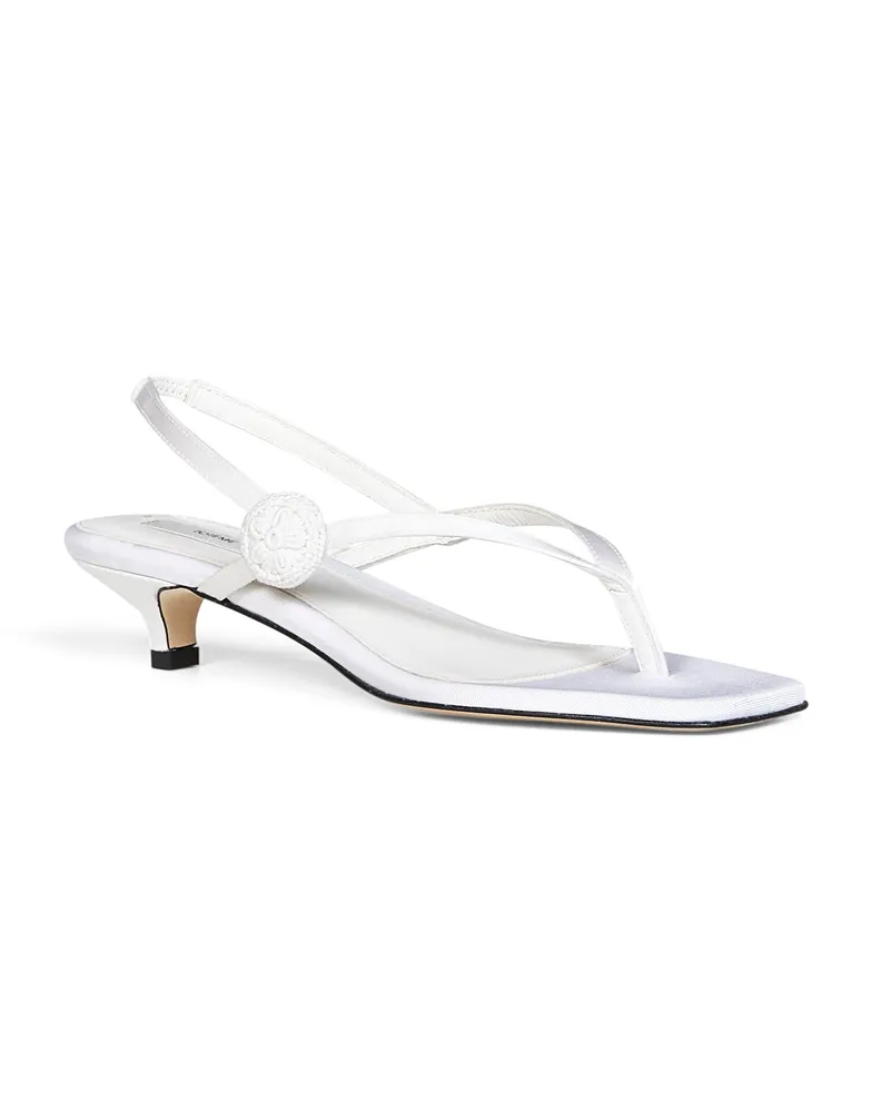 Totême Slingback Sandal — White White