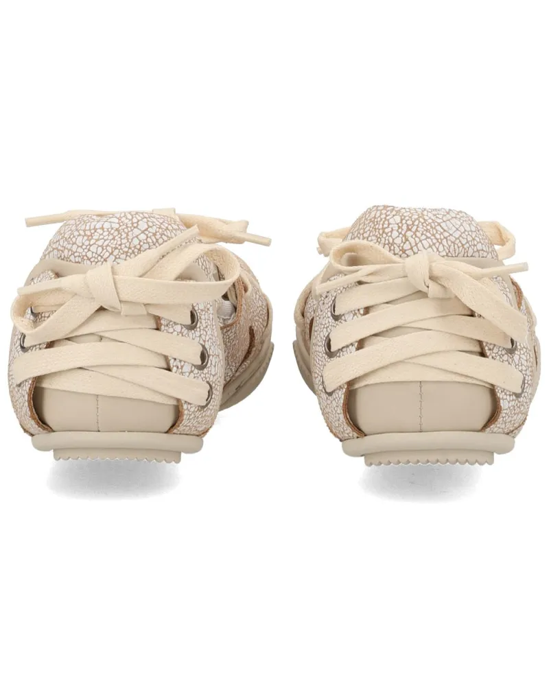 Acne Studios Ballerina Hybrid Leather Sneaker — White White
