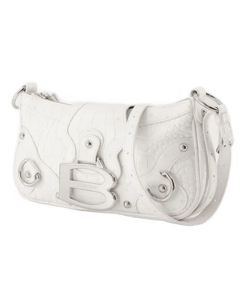 Balenciaga Essex Shoulder Bag — White White
