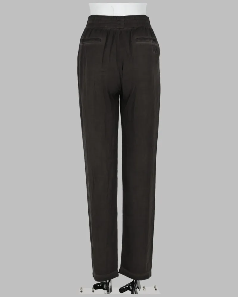 Diesel Fluid Viscose Trousers — Gray Gray